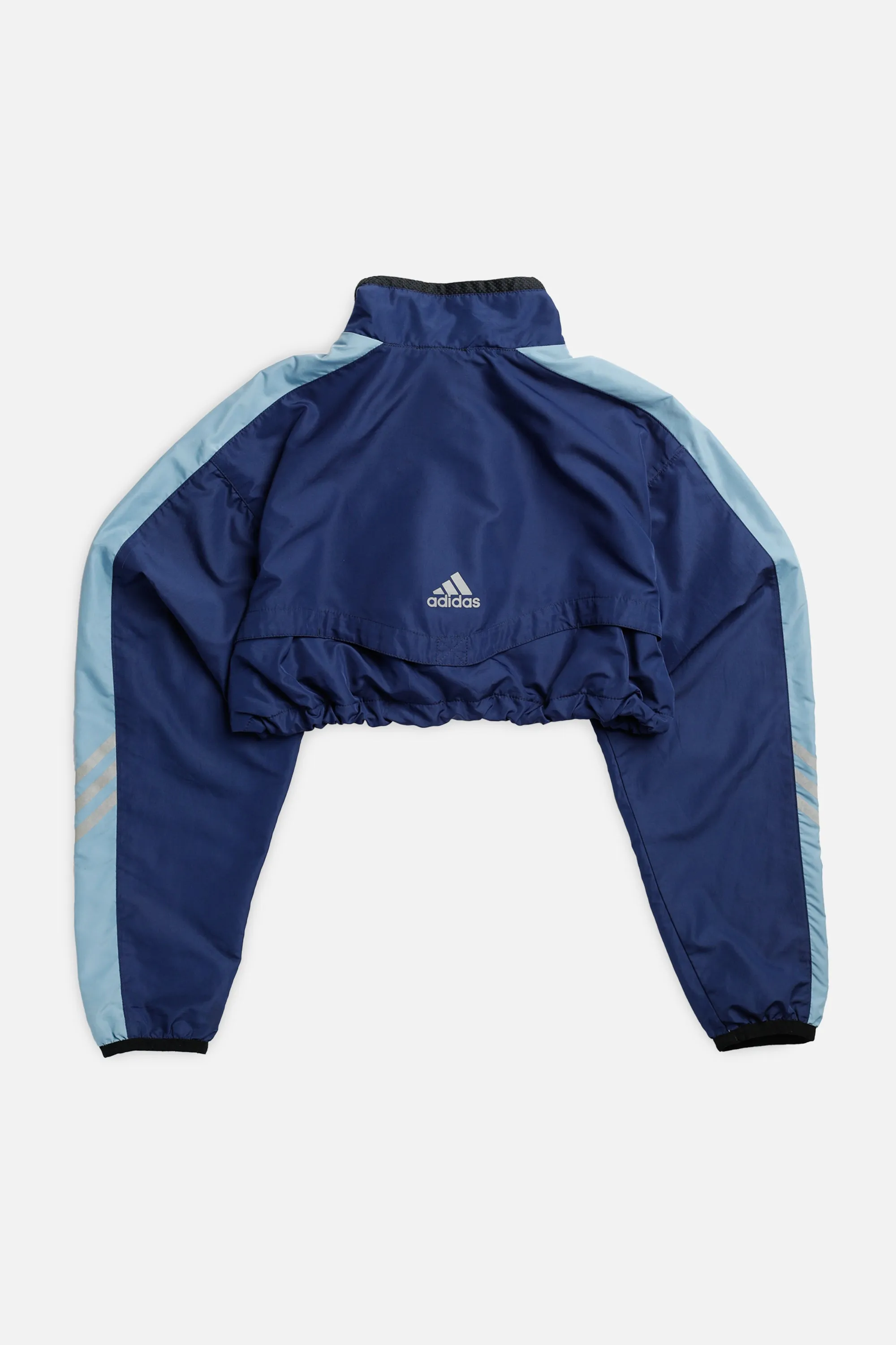 Rework Adidas Micro Crop Windbreaker - L