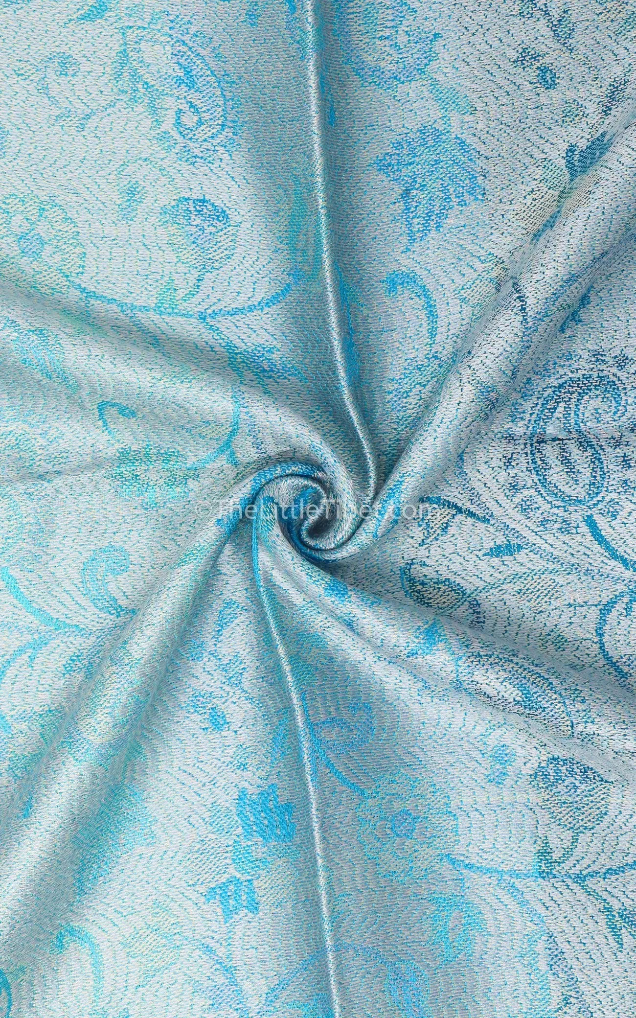 Rio Aqua Silk Scarf - MCM103