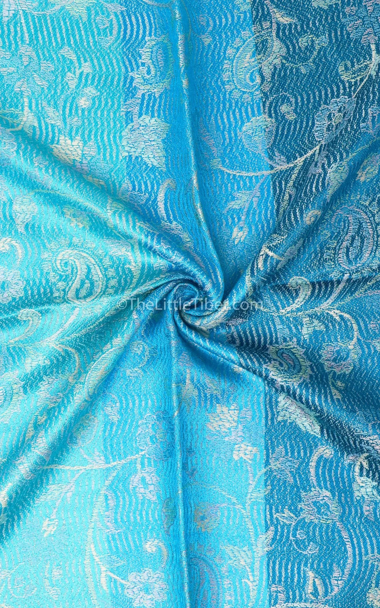 Rio Aqua Silk Scarf - MCM103