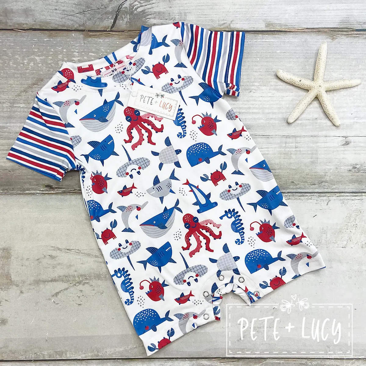 Sea Creatures Romper