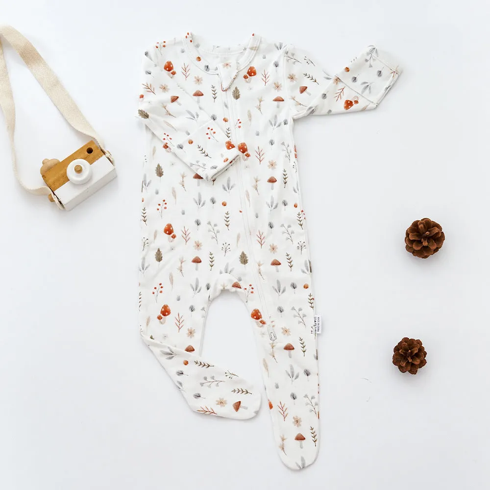 Soft Stretchy Bamboo Cotton Onesie (12 design options)