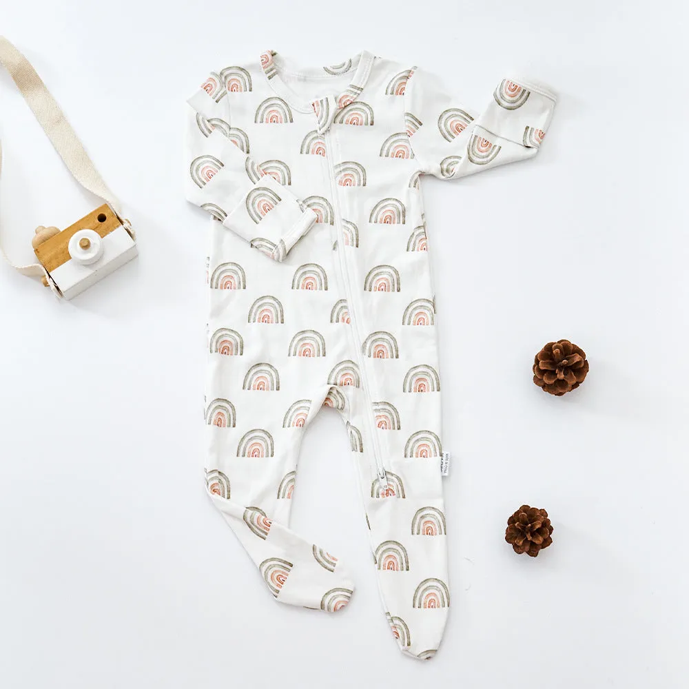 Soft Stretchy Bamboo Cotton Onesie (12 design options)