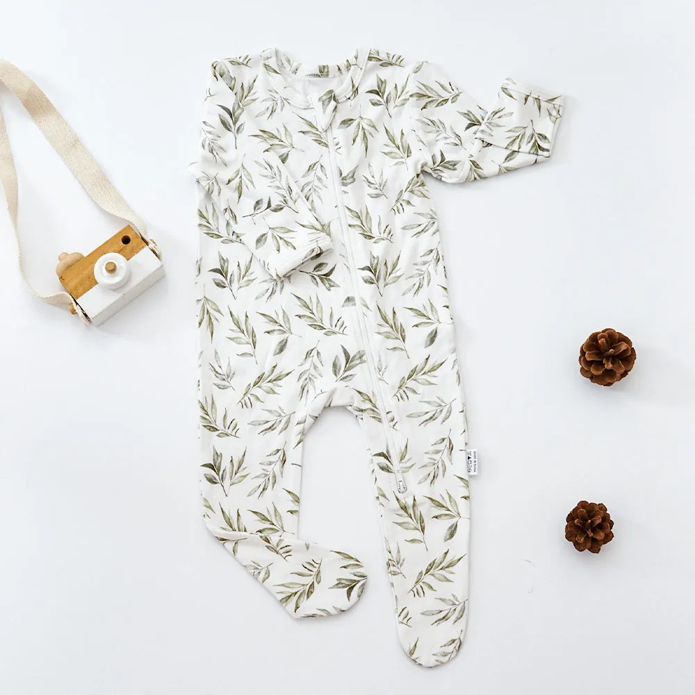 Soft Stretchy Bamboo Cotton Onesie (12 design options)