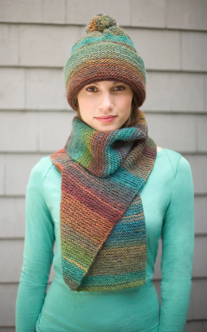 Striking Hat and Scarf Pattern (Knit) - Version 1