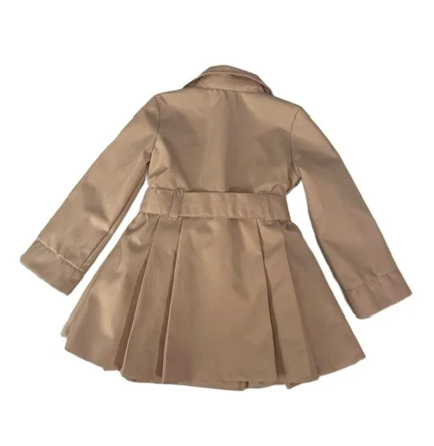 TAHARI Double Breasted Lined Trench Raincoat  (SZ 18M)