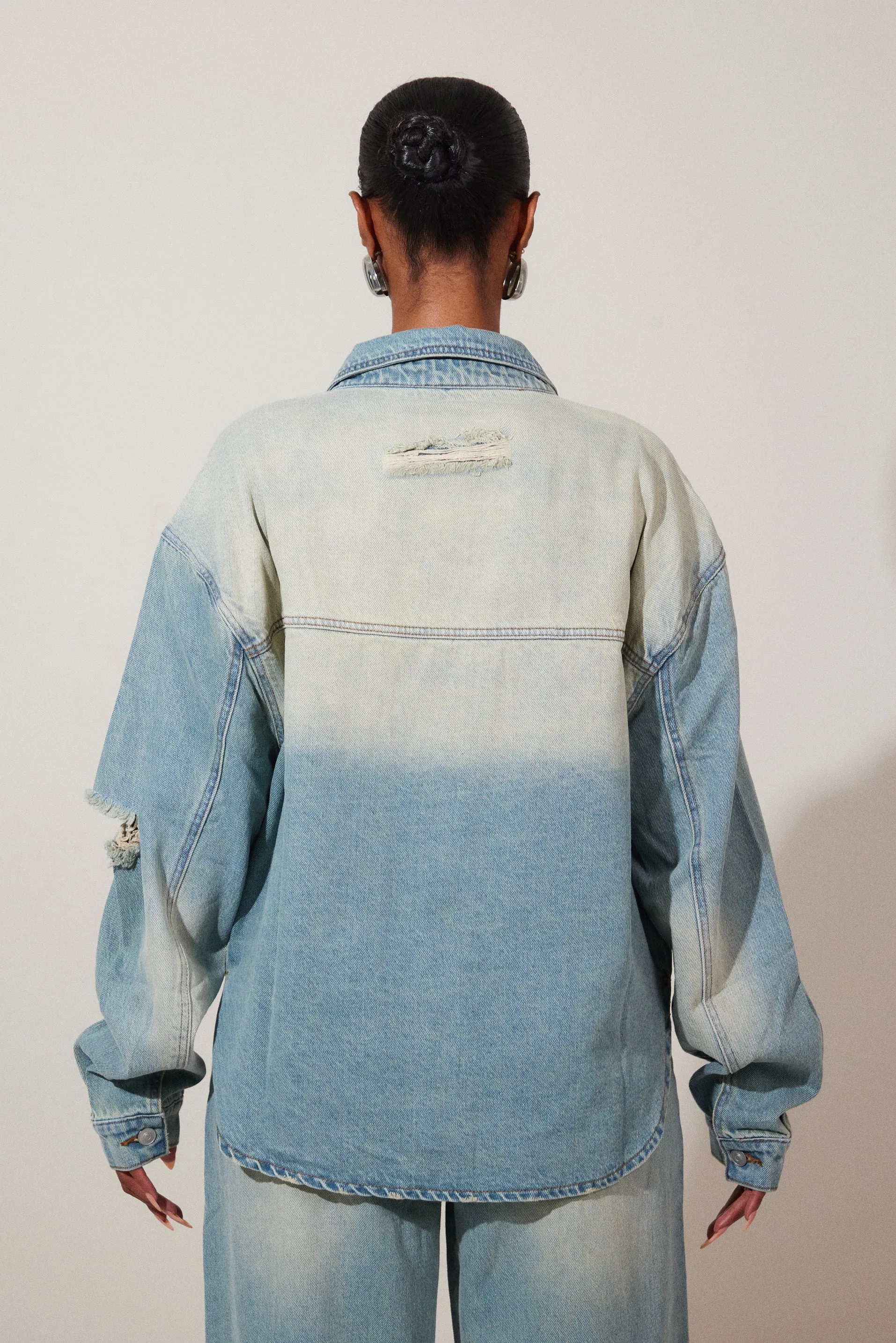 The Kai Overshirt - Vintage wash