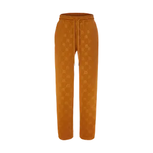 THE MONOGRAM TRACK PANTS-CHESTNUT