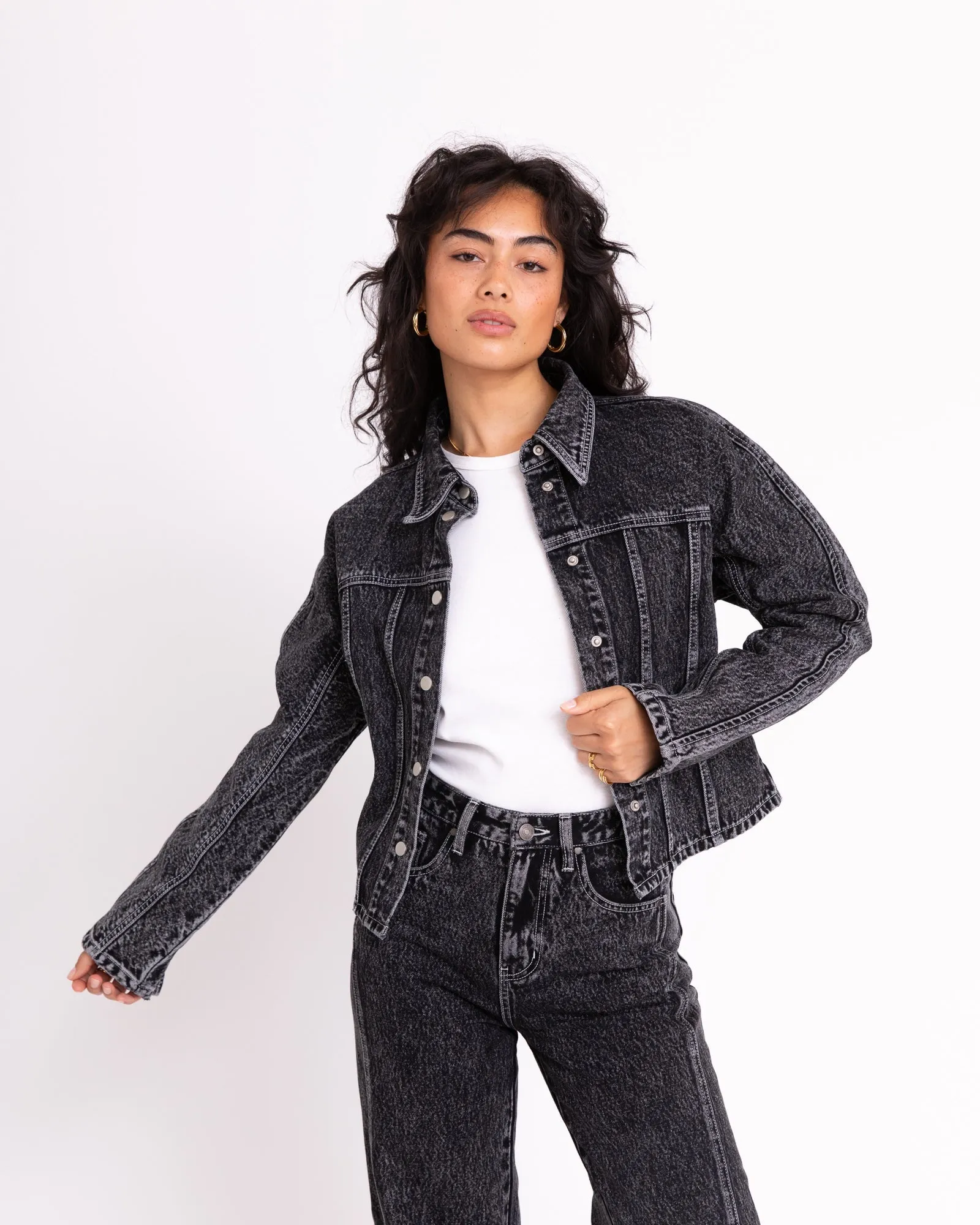 TILTIL Missy Grey Acid Jacket