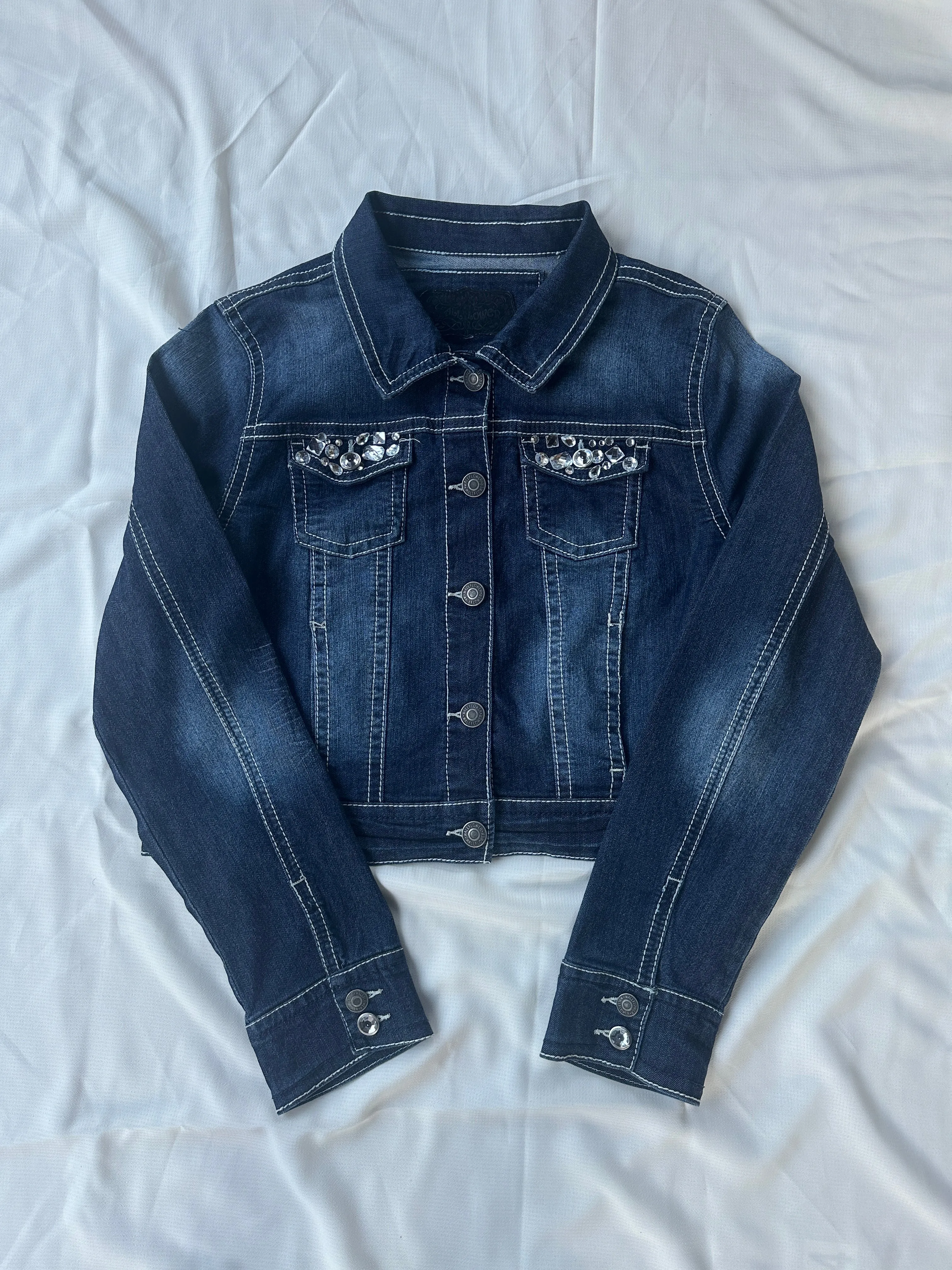 Wallflower cropped jean jacket