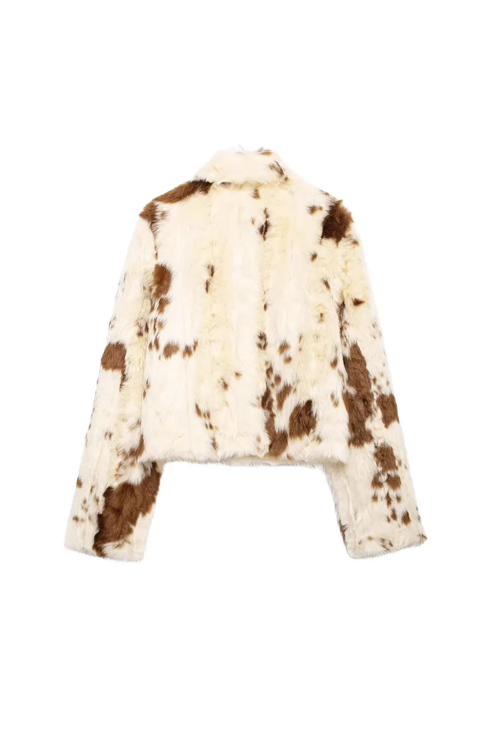 'Wally' Cropped Faux Fur Jacket