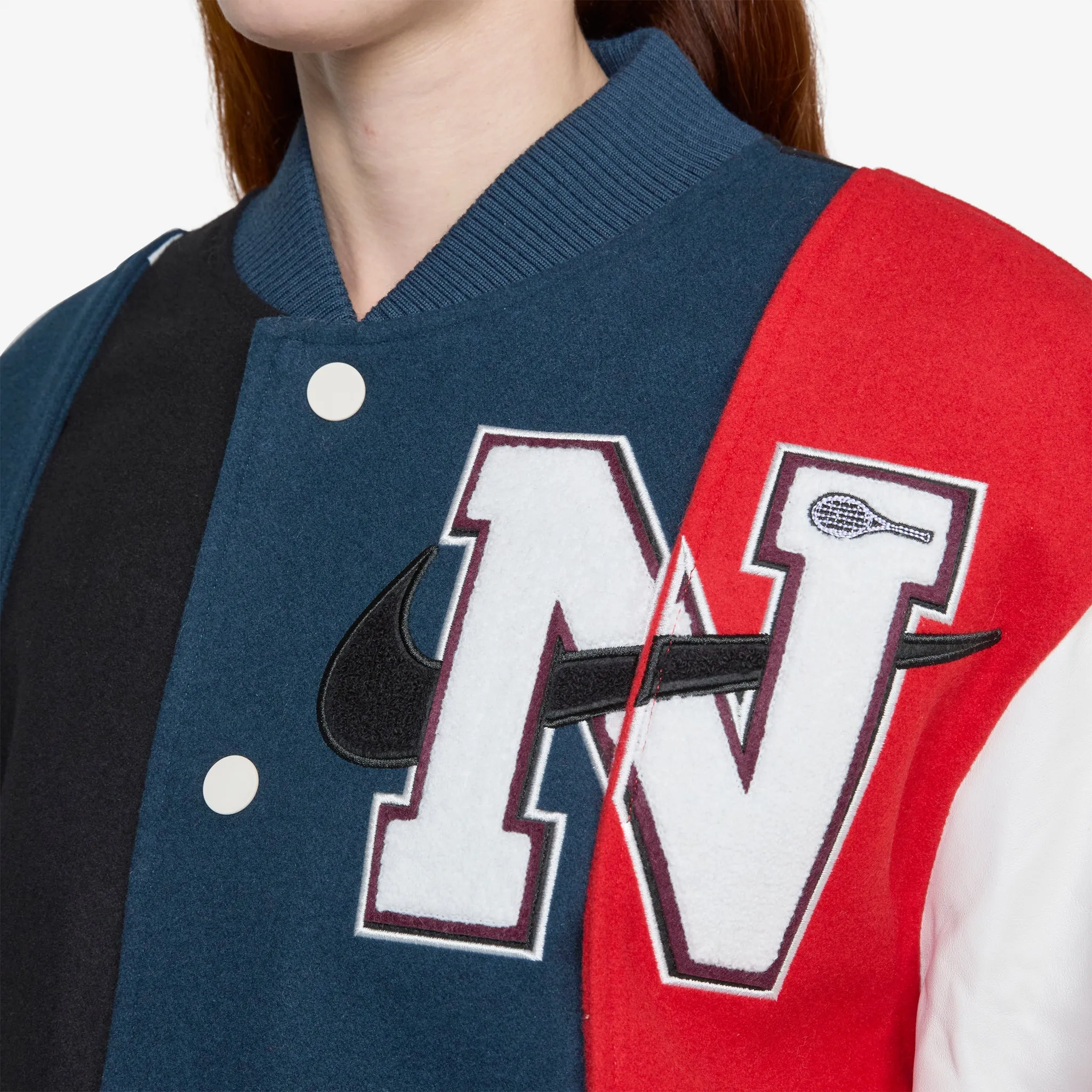 YOON x Oversized Varsity Jacket Black | Armory Navy | Phantom | White